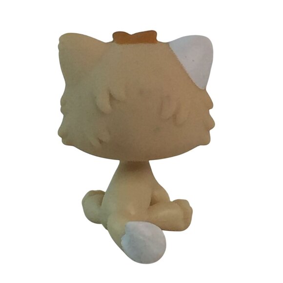 Littlest Pet Shop LPS #521 Persian Kitty Cat Blue Diamond Eyes Toy - Picture 3 of 7